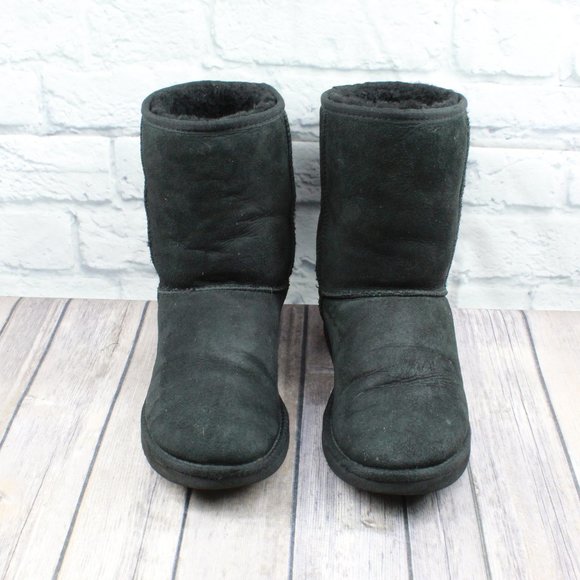 UGG Suede Sheepskin Insulated Winter Boot Size W 9 - Picture 5 of 9